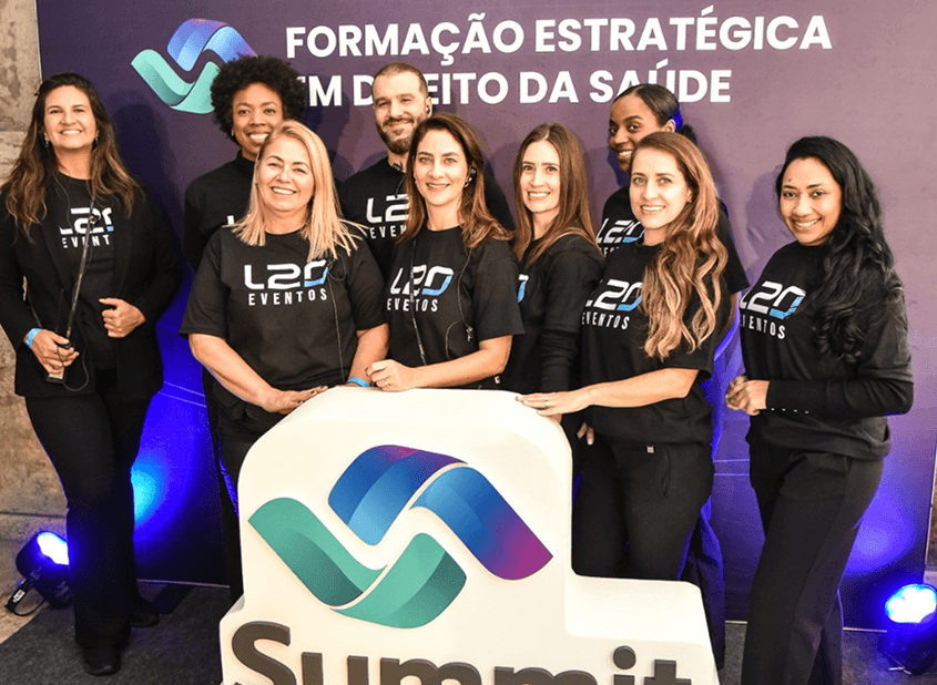 Parte da equipe L20 Eventos
